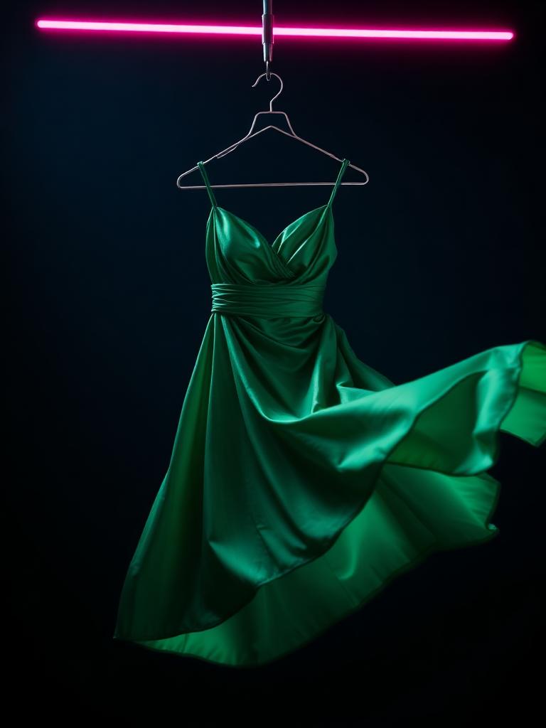 Robe satin